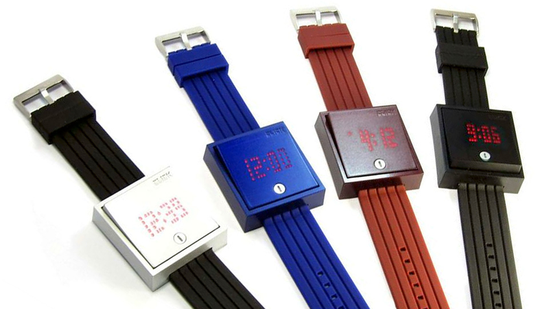 Illustration for article titled Giant Wall Switch Watch Only Illuminates the Time